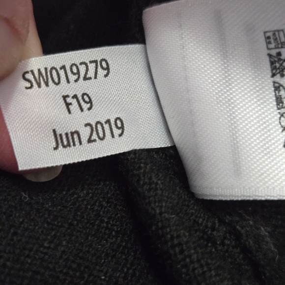 Smartwool Merino Wool Hooded Black and Gray Patterned Sweater Dress. Size 10 - Picture 9 of 11